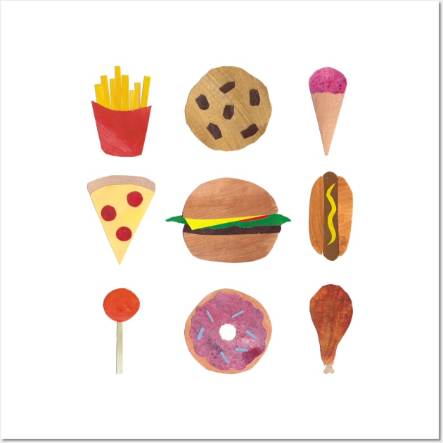 Junk Food Wall Art by BenMorganIllustration